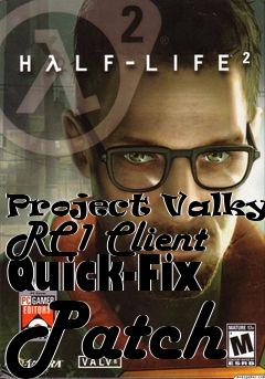 Box art for Project Valkyrie RC1 Client Quick-Fix Patch