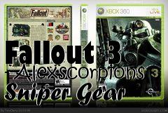 Box art for Fallout 3 - Alexscorpions Sniper Gear