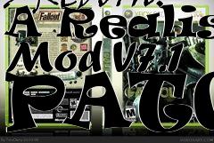 Box art for Fallout 3 mod Fallout 3 Reborn: A Realism Mod V7.1 PATCH