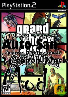 Box art for Grand Theft Auto San Andreas Professional Weapon Pack Mod