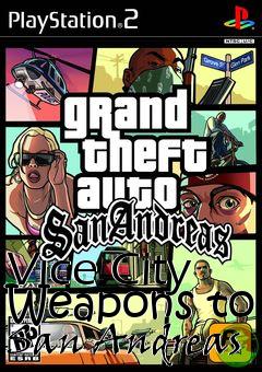 Box art for Vice City Weapons to San Andreas