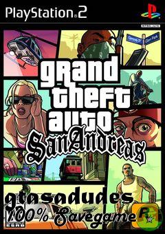 Box art for gtasadudes 100% Savegame