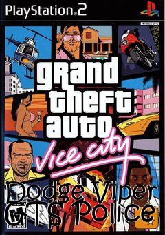 Box art for Dodge Viper GTS Police