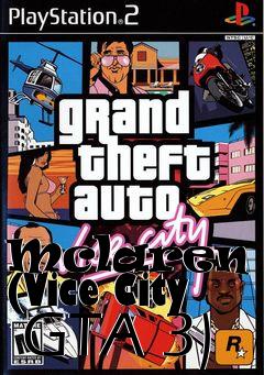 Box art for Mclaren F1 (Vice City  GTA 3)