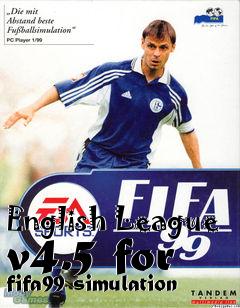 Box art for English League v4.5 for fifa99 simulation