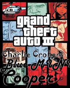 Box art for Charlie Crokers Blue MINI Cooper
