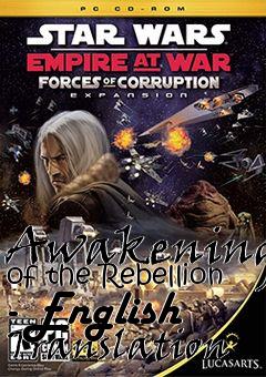 Box art for Awakening of the Rebellion - English Translation