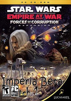 Box art for Imperia Beta 1 Patch 1