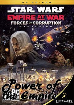 Box art for Power of the Empire
