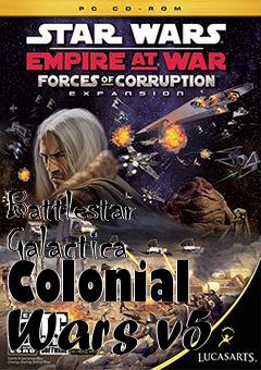 Box art for Battlestar Galactica Colonial Wars v5