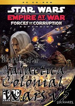 Box art for Battlestar Galactica Colonial Wars v5