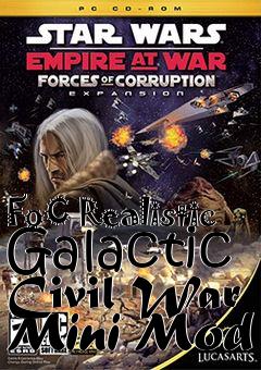 Box art for FoC Realistic Galactic Civil War Mini Mod