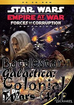 Box art for Battlestar Galactica: Colonial Wars (4.5)