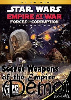 Box art for Secret Weapons of the Empire (Demo)