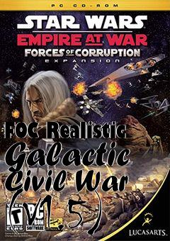 Box art for FOC Realistic Galactic Civil War (V1.5)