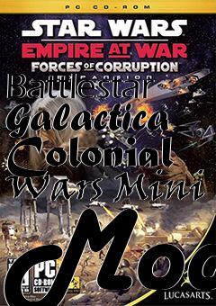 Box art for Battlestar Galactica Colonial Wars Mini Mod