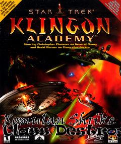 Box art for Romulan Shrike Class Destroyer