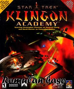 Box art for Romulan base