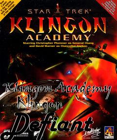 Box art for Klingon Academy - Klingon Defiant