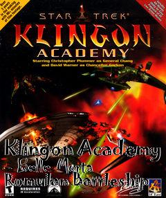 Box art for Klingon Academy - Belle Morta Romulan Battleship