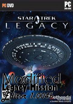 Box art for Modified Legacy Mission Editor 1.004b