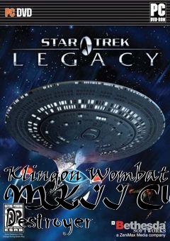 Box art for Klingon Wombat MKII Class Destroyer