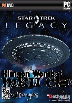 Box art for Klingon Wombat MKII Class Destroyer