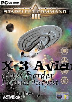 Box art for X-3 Aviary class Border Defence Outpost - Type I