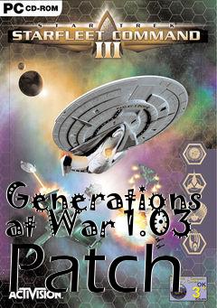 Box art for Generations at War 1.03 Patch