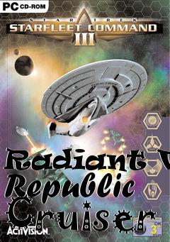 Box art for Radiant VII Republic Cruiser