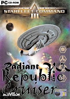 Box art for Radiant VII Republic Cruiser