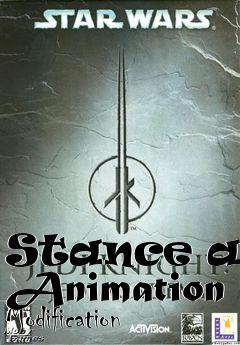 Box art for Stance and Animation Modification