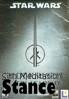 Box art for Sith Meditation Stance