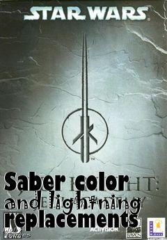 Box art for Saber color and lightning replacements