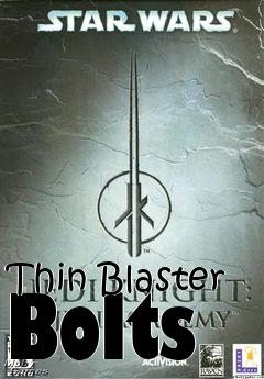 Box art for Thin Blaster Bolts