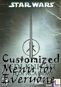 Box art for Customized Menu for Everyone
