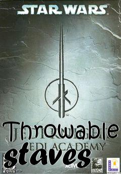 Box art for Throwable staves