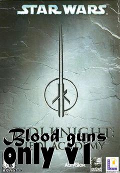 Box art for Blood guns only v1