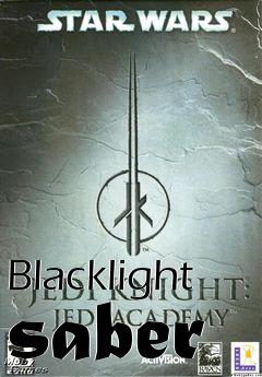 Box art for Blacklight saber