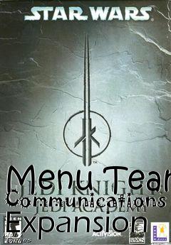 Box art for Menu Team Communications Expansion