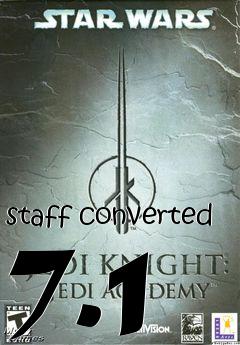 Box art for staff converted 7.1