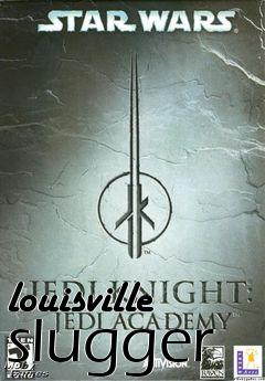 Box art for louisville slugger