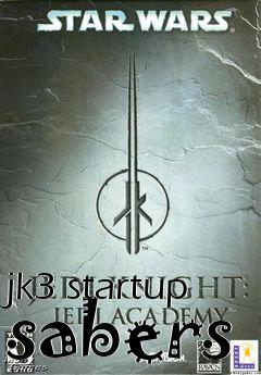 Box art for jk3 startup sabers