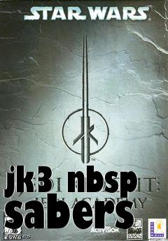 Box art for jk3 nbsp sabers