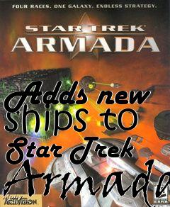 Box art for Adds new ships to Star Trek Armada