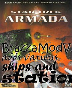 Box art for BrazzaModV2 adds various ships and stations