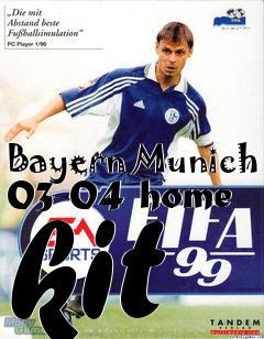 Box art for Bayern Munich 03-04 home kit