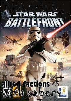 Box art for allied factions with sabers