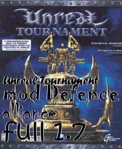 Box art for Unreal Tournament mod Defence alliance full 1.7