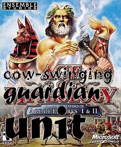 Box art for cow-swinging guardian unit